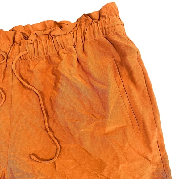 Eileen Fisher Tencel Viscose Crepe Straight Pant with Gathered Waist Size L - Picture 6 of 7